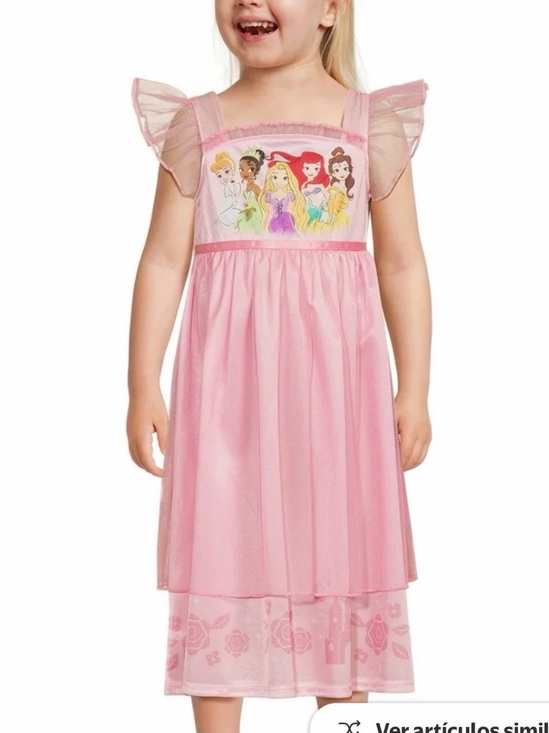 Disney Other - Girls Pink Disney Princess Nightgown Dress Size 5T